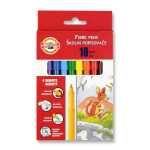 KOH Fasermaler Dschungel 2 mm Spitze 10er Papp-Etui