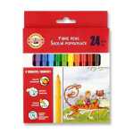 KOH Fasermaler Dschungel 2 mm Spitze 24er Papp-Etui