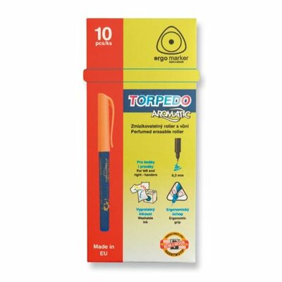 KOH Tintenroller " TORPEDO AROMATIC " sortiert / 0,3 mm Strichstärke ( 8857 ) , im 10er Pack