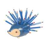 KOH Stiftehalter Tischständer Holzigel Blau mit Stiften