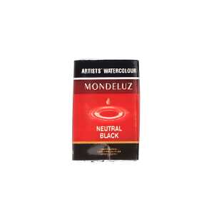 KOH Aquarellfarbe Mondeluz 8g neutral black