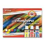 KOH Temperafarben 6er Set - 10ml Schulmalfarben