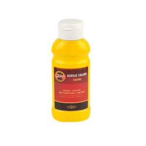 KOH Acrylfarbe 500 ml Flasche dark yellow