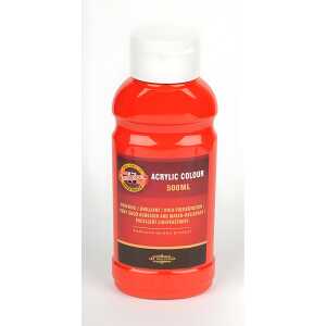 KOH Acrylfarbe 500 ml Flasche light red
