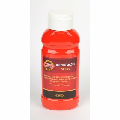 KOH Acrylfarbe 500ml Tube - Light Red / 0300 -