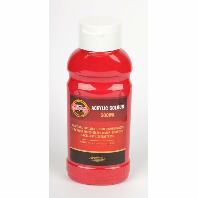 KOH Acrylfarbe 500ml Tube - Dark Red / 0310 -