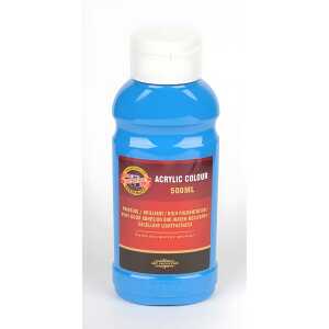 KOH Acrylfarbe 500 ml Flasche light blue