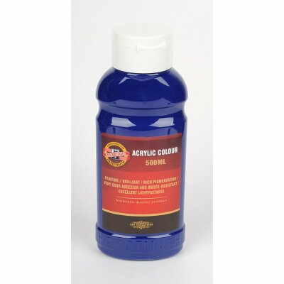 KOH Acrylfarbe 500ml Tube - Dark Blue / 0420 -