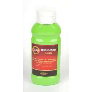 KOH Acrylfarbe 500 ml Flasche light green