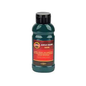 KOH Acrylfarbe 500 ml Flasche dark green