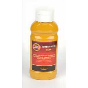 KOH Acrylfarbe 500 ml Flasche ochre