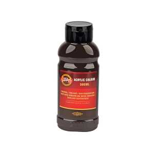 KOH Acrylfarbe 500 ml Flasche dark brown