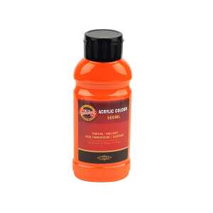 KOH Acrylfarbe 500 ml Flasche dark orange