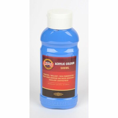 KOH Acrylfarbe 500ml Tube - Cobalt Blue / 0430 -