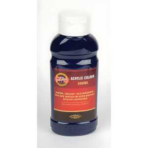 KOH Acrylfarbe 500 ml Flasche paris blue