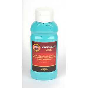 KOH Acrylfarbe 500 ml Flasche turquoise