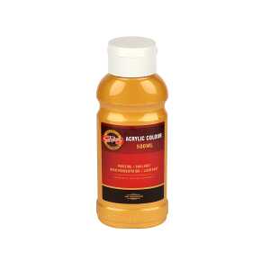KOH Acrylfarbe 500 ml Flasche gold