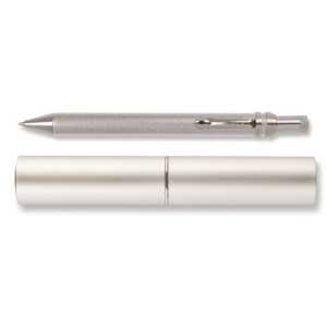 KOH Kugelschreiber Metall Silber mit Clip Metalldose