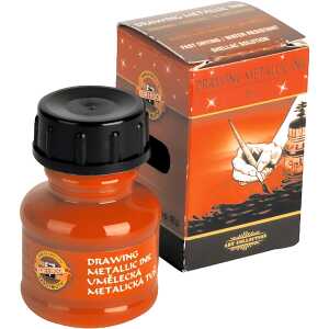 KOH Künstlerzeichentusche Metallic 20g red