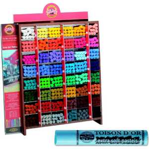 KOH Pastellkreide- 576 runde extra weiche im Display 1 Stück