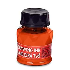 KOH Profi- Künstlerzeichentusche - Vermilion Red Light - 20g