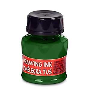 KOH Profi- Künstlerzeichentusche - Permanent Green - 20g