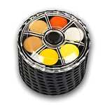 KOH Farbkasten Schule Wasserfarben 48er 8 Etagen