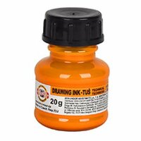 KOH Zeichentusche farbig 20g - Fluoreszierend Orange -