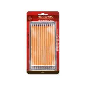 KOH Graphitstifte Gradation ART 8B - 2H 12er M-Etui Blister