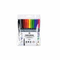 KOH Fineliner - Feinschreiber farblich sortiert , 0,3 mm...