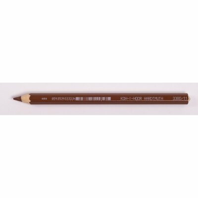 KOH Buntstifte " Jumbo " Farbstift 5,6 mm Mine - brown - im 12er Pack