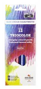KOH Buntstifte Schule Triocolor Triocolor 12er m Anspitzer