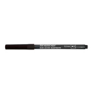 KOH Fineliner 0,3 mm Spitze dark brown