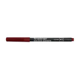 KOH Fineliner 0,3 mm Spitze red brown