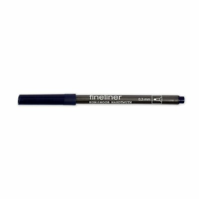 KOH Fineliner - Feinschreiber , Rundspitze - 0,3 mm Strichstärke / 29 - Dark Blue