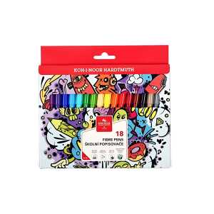 KOH Fasermaler Teenage 2 mm Spitze 18er Papp-Etui