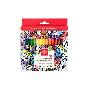 KOH Fasermaler Teenage 2 mm Spitze 30er Papp-Etui
