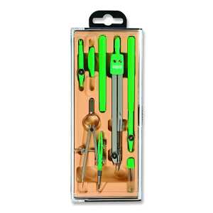 KOH Zirkelkasten 7 teilig Grundschulzirkel Kniegel. sortiert