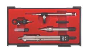 KOH Zirkelkasten 6 teilig Schulzirkel Set 1
