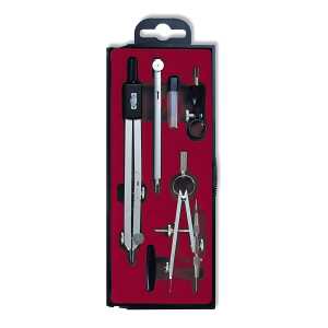 KOH Zirkelkasten 6 teilig Schulzirkel Set 2