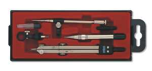 KOH Zirkelkasten 6 teilig Schulzirkel Set 3