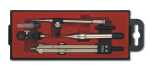 KOH Zirkelkasten 6 teilig Schulzirkel Set 3