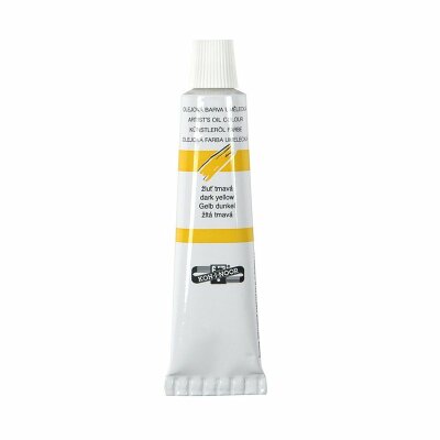 KOH Ölmalfarbe- Mánes Colours 16 ml Tube - Dark Yellow -