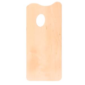 KOH Mischpalette Holz Eckig 29,5 x 13,5 cm / 3 mm Griffloch