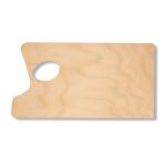 KOH Mischpalette Holz Eckig 39,5 x 21,0 cm / 3 mm Griffloch