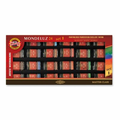 KOH Aquarellfarben- Set " Mondeluz" 24er Set - Zusatzfarben Set 1 -