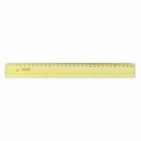 KOH Lineal - Plast 30 cm Skala - Transparent / Gelb