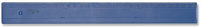 KOH Lineal - Plast 30 cm Skala - Transparent / Blau