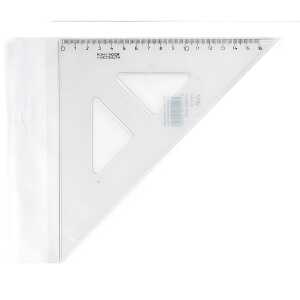 KOH Dreieck Plast 45° 16 cm Lineal transparent 1