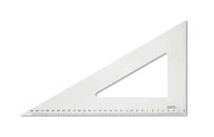 KOH Dreieck Plast 60° 29 cm Lineal transparent